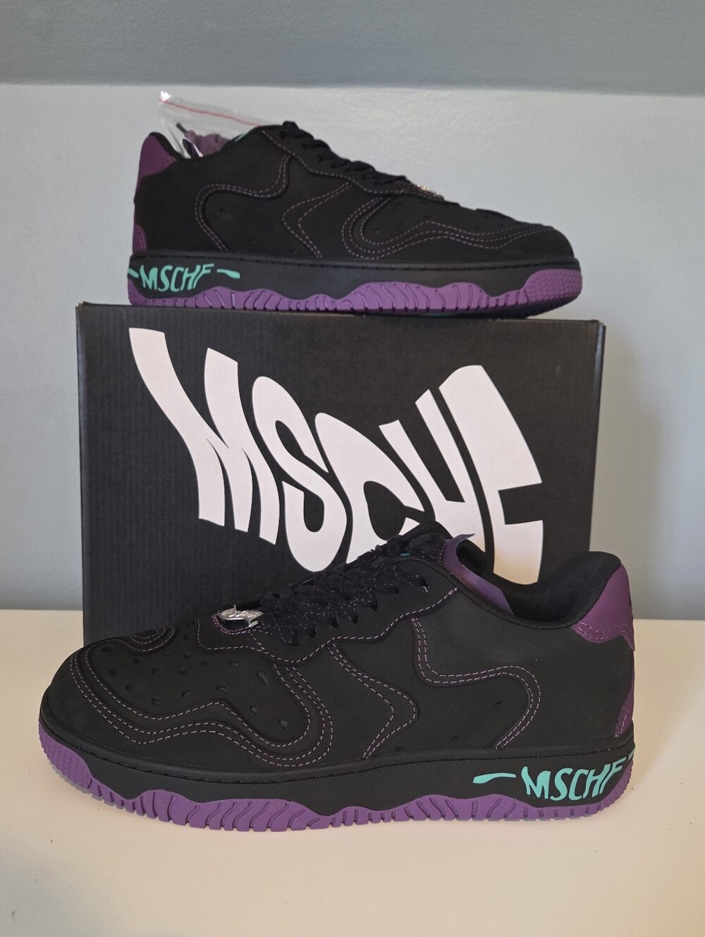 🆕️ MSCHF Men's super Normal 2 Mars Black Low Top Sneaker Size 11